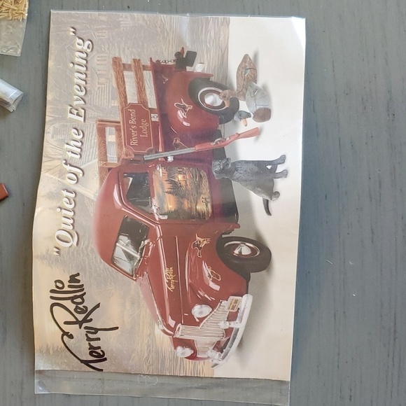 Terry Redlin  Truck Hunting Metal Collectable Quiet of the evening 1947  New - Picture 2 of 8